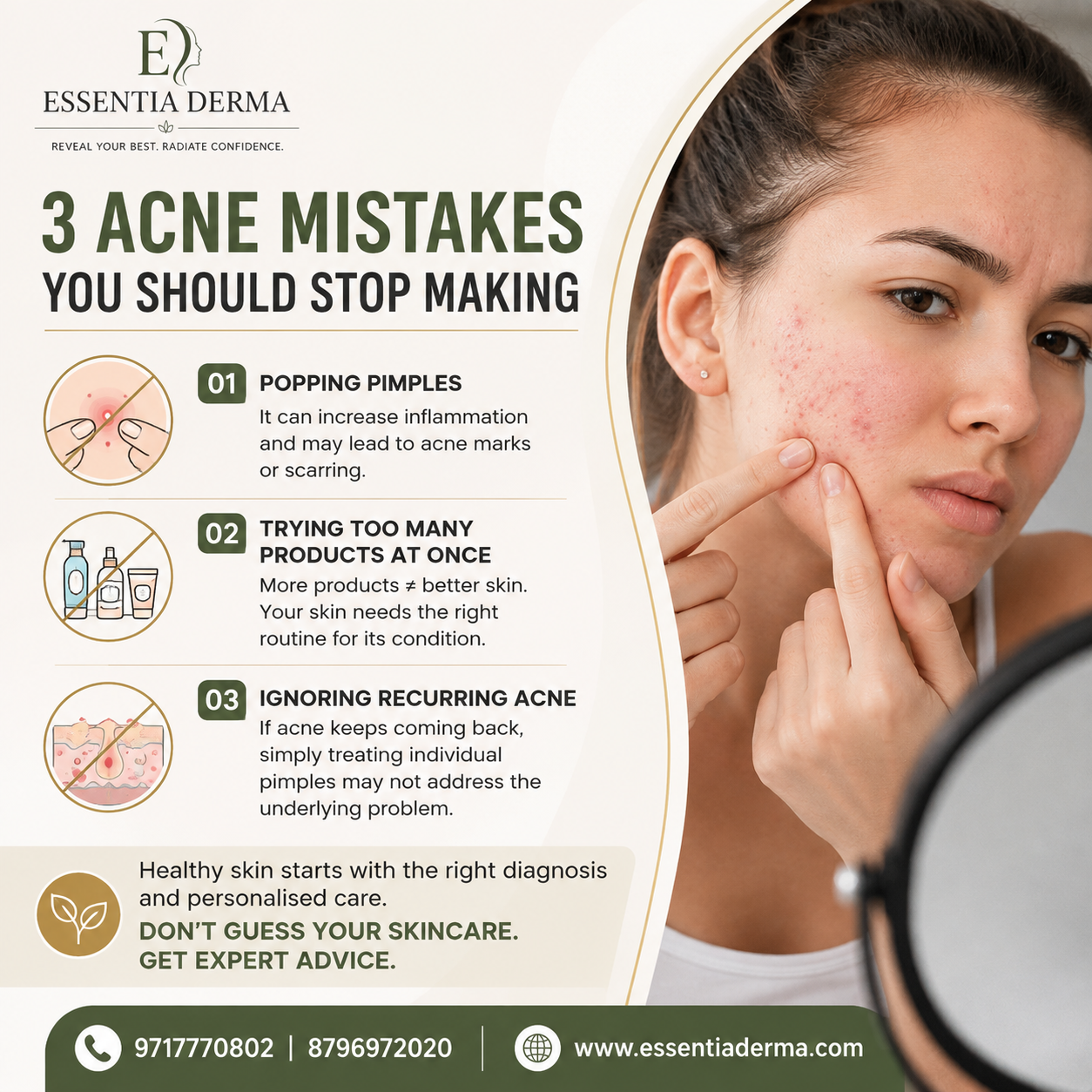3 Common Acne Mistakes That May Be Making Your Skin Worse